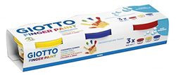 GIOTTO, Colore a Dita, 3/Multicolore, 100 ml (Confezione da 1), 300 unità