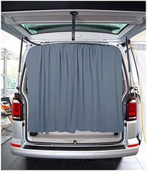 BREMER SITZBEZÜGE Housse de Protection Solaire pour hayon, Porte battante, Rideau Compatible avec Citroën Berlingo 1 à partir de 1996, en Gris