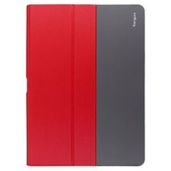 Targus Fit-N-Grip Universal - Flip cover for tablet - polyurethane, silicone - red - 9" - 10"