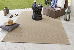 bougari Match en de e exterior tapete, polipropileno, bege, 150 x 80,0 x 0,8 cm