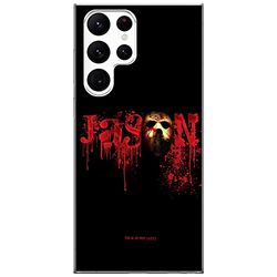 ERT GROUP mobiltelefonfodral för Samsung S22 ULTRA originalt och officiellt licensierat Horror mönster Friday the 13th 001 anpassad till formen på mobiltelefonen, fodral tillverkad av TPU-plast