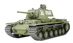 Tamiya 35372-000 35372 rysk tung tank KV-1F 1941 tidig prod. 1:35 plastmodellsats