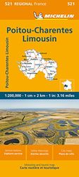 Poitou-Charentes - Michelin Regional Map 521: Straßen- und Tourismuskarte 1:200.000 (Michelin Maps, 521)