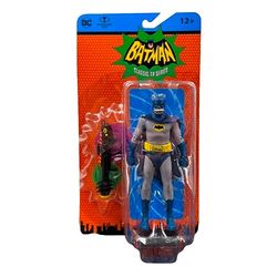 Bandai - McFarlane Actionfigur DC Retro Batman 66, Batman med syremask, Multifärg, TM15026