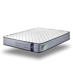 Cecotec Colchón Viscoelástico y Muelles Ensacados Flow 6700 Hybrid 120x200. Multicapa, Altura 26cm, Firmeza Alta, Independencia de Lechos, Transpirabilidad, Doble Cara para Invierno y Verano