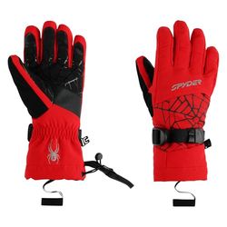 Spyder OVERWEB GLOVES, Bambino, RED, XL
