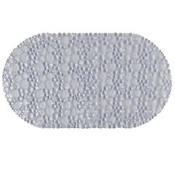 Beldray LA032678UFFEU7 Tapis de bain en PVC anti-bac – Tapis de douche avec aspiration antidérapante pour une utilisation sécurisée, facile à nettoyer, traité avec une protection anti-bac, 68 x 39 cm