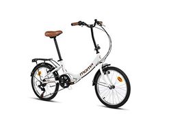 Moma Bikes First Class Hopfällbar cykel, Vit, 20''