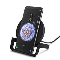 Belkin Boost Up 10W Wireless Charging Stand (Charger for iPhone 11, 11 Pro/Pro Max, XS, XS Max, XR, SE, Samsung Galaxy S20, S20+, S20 Ultra, S10, S10+, S10e, S10e, UK Plug, Black)