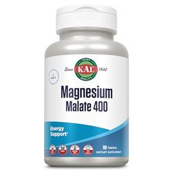 Malate Magnesium - 90 comprimidos. Apto para veganos. Sin gluten