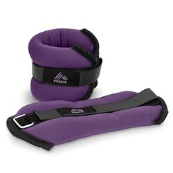 RBX Enkel- en polsgewichten voor dames en heren, klittenbandbanden, gemaakt voor joggen, wandelen, weerstandstraining en fysiotherapie (set van 2), zacht aanvoelend materiaal, 0,45 kg