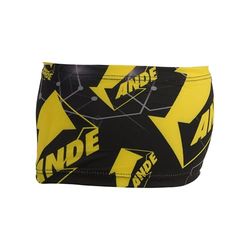 ANDE M04003-8590 Sportpannband för män svart/gul, Svart/gul, Taglia unica