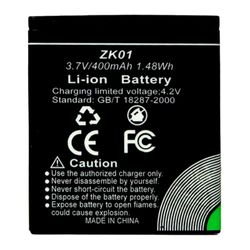 AGFA Photo - Batteria agli ioni di Litio ZK01 Compatibile con Dispositivo Compatto Agfa DC5200, Colore: Nero