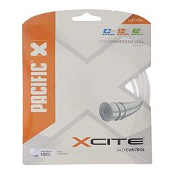 Pacific X Cite de 12.20 m Juego de Tenis Cuerdas, Unisex, PC-2095.00.11, Blanco Perla, 1.20mm/18