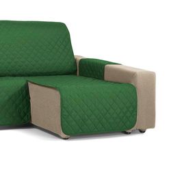 Martina Home Copri Chaise Longue Trapuntato Ambra, 200 cm, Bottiglia