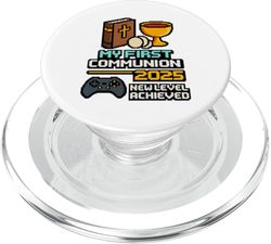 My 1st First Communion 2025 Ragazzi Ragazze Controller Videogioco PopSockets PopGrip per MagSafe