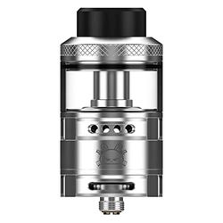 Hellvape Fat Rabbit Rta, Atomiseur, 28.4 mm, 5.5 ml, Cigarette Électronique, Couleur Argent, Sans Nicotine