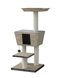Nobby Motega S Arbre à Chat Marron Clair 48 x 48 x 114 cm