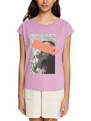edc by ESPRIT T-shirt för kvinnor, 560/lila, XS