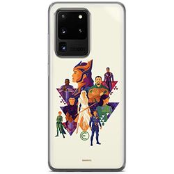 ERT GROUP Custodia per Samsung S20 Ultra Originale e ufficiale Marvel Modello Eternals 007 perfettamente adattato alla forma del telefono cellulare Custodia in TPU