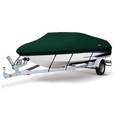 MSC Housse de Bateau remorquable imperméable en Toile de Polyester 600D de qualité Marine, Convient pour Bateau à Coque en V, Triple Coque, Runabout (modèle B, Longueur : 4,2 à 4,9 m, Largeur des
