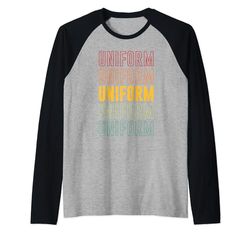 Orgullo uniforme, Uniforme Camiseta Manga Raglan