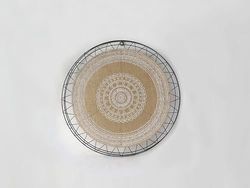 PLACA PARED METAL/CUERDA