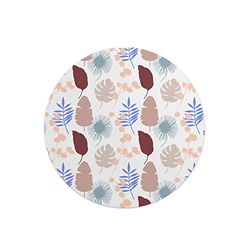 Questo Casa, Round Digital Printed Mouse Pad, Non-Slip Base, for Office and Home, Diameter:22cm
