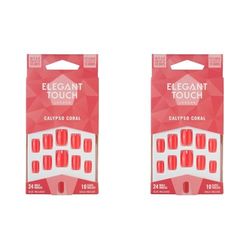 Elegant Touch Core Colour Calypso Coral (Pack of 2)