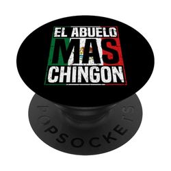 Regalos de El Abuelo en Español Ropa del Día del Padre del Abuelo PopSockets PopGrip Adhesivo