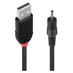 PRENDELUZ Cable USB 1.5 m, USB 2.0, tipo A, color negro; ideal para transferencias de datos y carga de dispositivos electrónicos.
