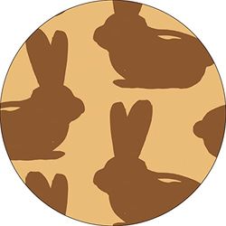 Bonateks, Round Digital Printed Mouse Pad, Non-Slip Base, for Office and Home, Diameter:22cm