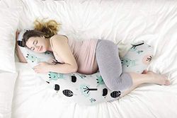 Kospu cuscino per allattamento con imbottitura 170 cm cuscino laterale cuscino xxl cuscino nuovo, 1 componente