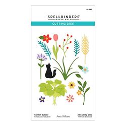 Spellbinders Builder Etched Dies from The Country Garden Collection by Annie Williams, Metal, ONE