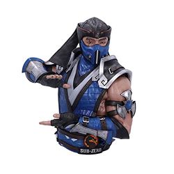 Nemesis Now Officiellt licensierad Mortal Kombat Sub-Zero Byst, Blå, 29 cm, Harts