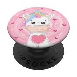 Popsockets- Unicornio Arcoiris PopGrip: Agarre intercambiable para Teléfonos y Tabletas