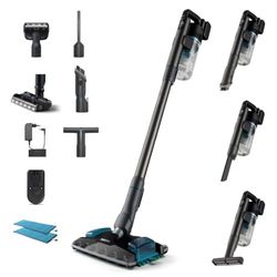 Versuni Série XC8055/01, Aqua Plus Cordless Vacuum Cleaner, Deep Essence, 8000 Serie - Wet & Dry
