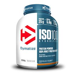 Dymatize ISO 100 Hydrolyzed Chocolate Peanut 2264g - Whey Hydrolysat + Isolat