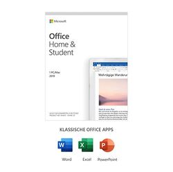 Microsoft Office 2019 Home & Student|Standard|1 PC|.|PC (Windows 10) / Mac|Download