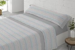 Juego sábanas 50/50 mistral 135 cm 4p gris