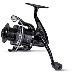 Zebco Bestia FD 5000 allround vismolen met hoge remkracht tot 6 kg, zwart