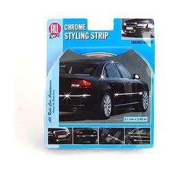 All Ride 871125211554 Strisce profilo cromato per auto 2,45m