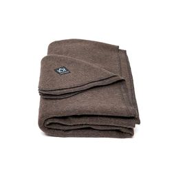 Arcturus Militär ullfilt – 2 kg, varm, tjock, tvättbar, stor 162 cm x 223 cm – perfekt för camping, utomhus, sportevenemang och överlevnadskit (choklad)