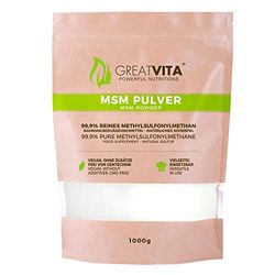 MeaVita Poudre MSM Pure à 99,9% Méthylsulfonylméthane 1 kg