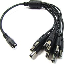 BeMatik - Alimentation par câble multiplicateur 10 DC-Jack 3,5 mm mâle