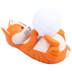 WONDEE Lampada Cameretta Bambini Gatto, Silicone Luce Notturna Bambini e Neonato, Regalo Neonato Maschio e Femmina, Regalo Battesimo Bimbo e Bimba, idee Regali Bambino e Bambina