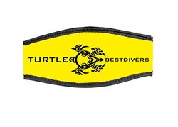 Best divers Neoprene Mask Strap, Double Velcro, Turtle