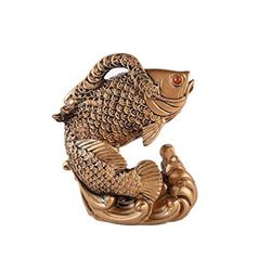 lachineuse Decoratieve artikelen, hars, goudkleurig, 12x8x14cm