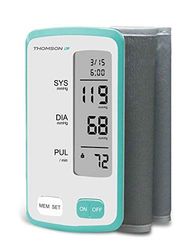 Cadeau Fête des Pères - THOMSON Cardio A9 Tensiomètre bras sans fil, pour toutes tailles, naturellement positionné, mesure extra fiable, détection d’arythmies cardiaques, CE médical, enregistré ANSM