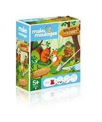 mako moulages - Creatieve set met 3 vormen - 3 bosdieren